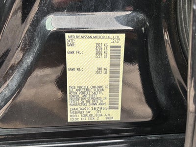 2018 Nissan ALTIMA Base