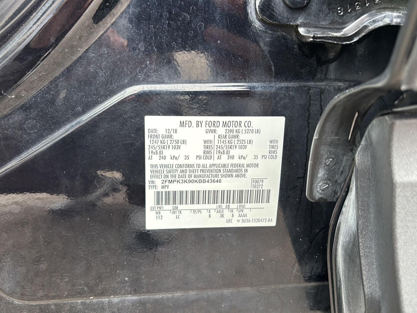 2019 Ford Edge Titanium