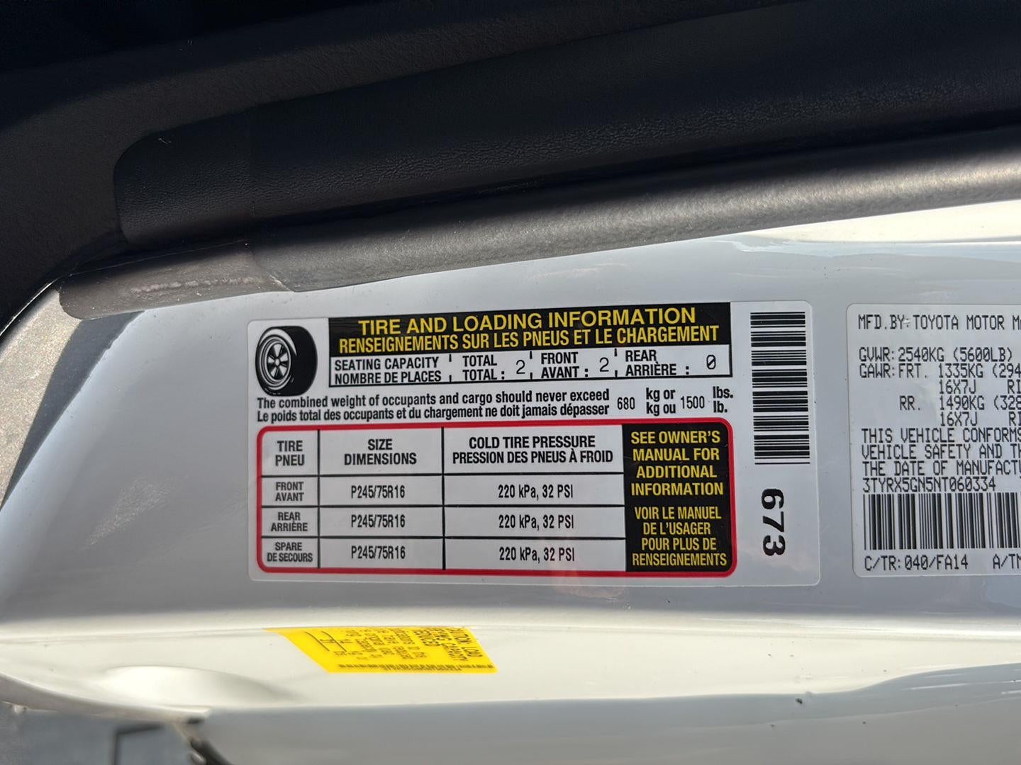 2022 Toyota Tacoma SR
