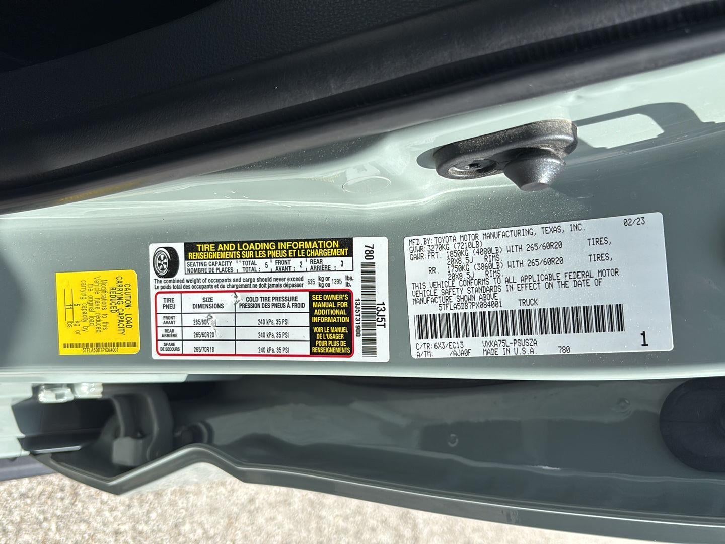 2023 Toyota Tundra SR5