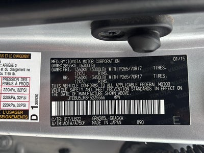 2015 Toyota 4 RUNNER Base