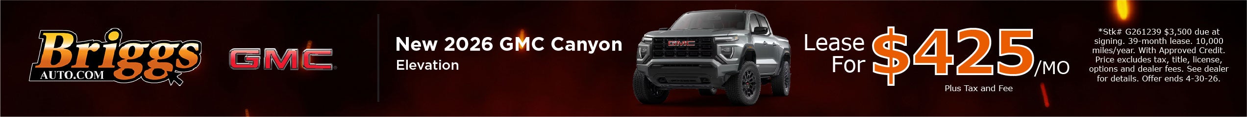 2026 GMC Canyon