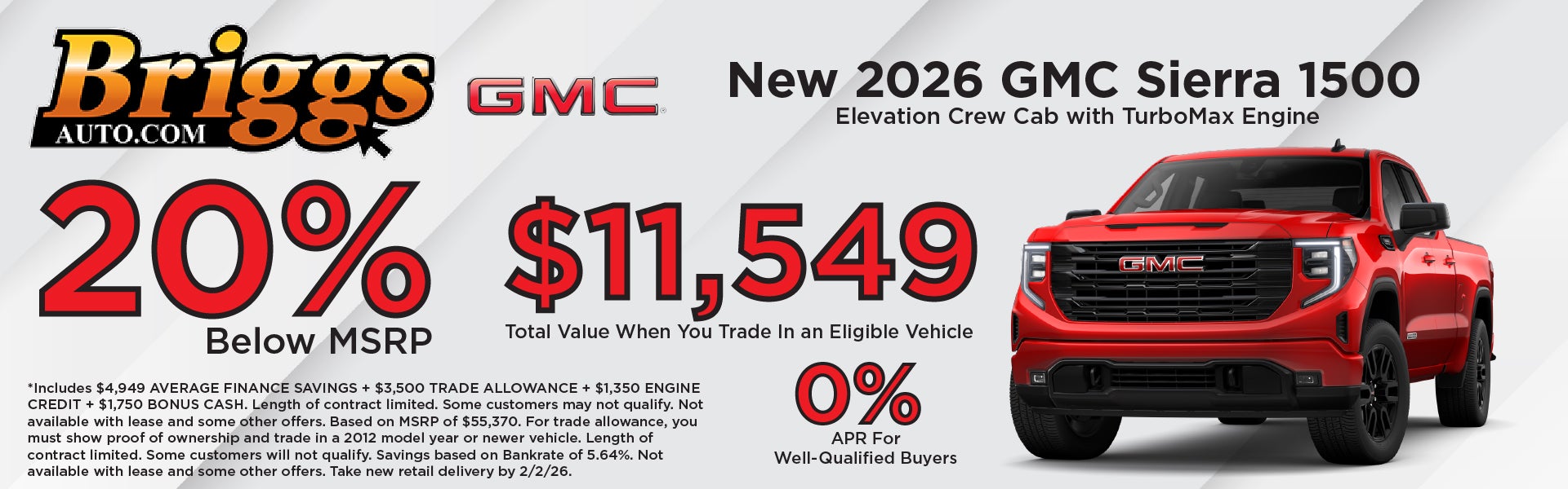 New 2026 GMC Sierra 1500