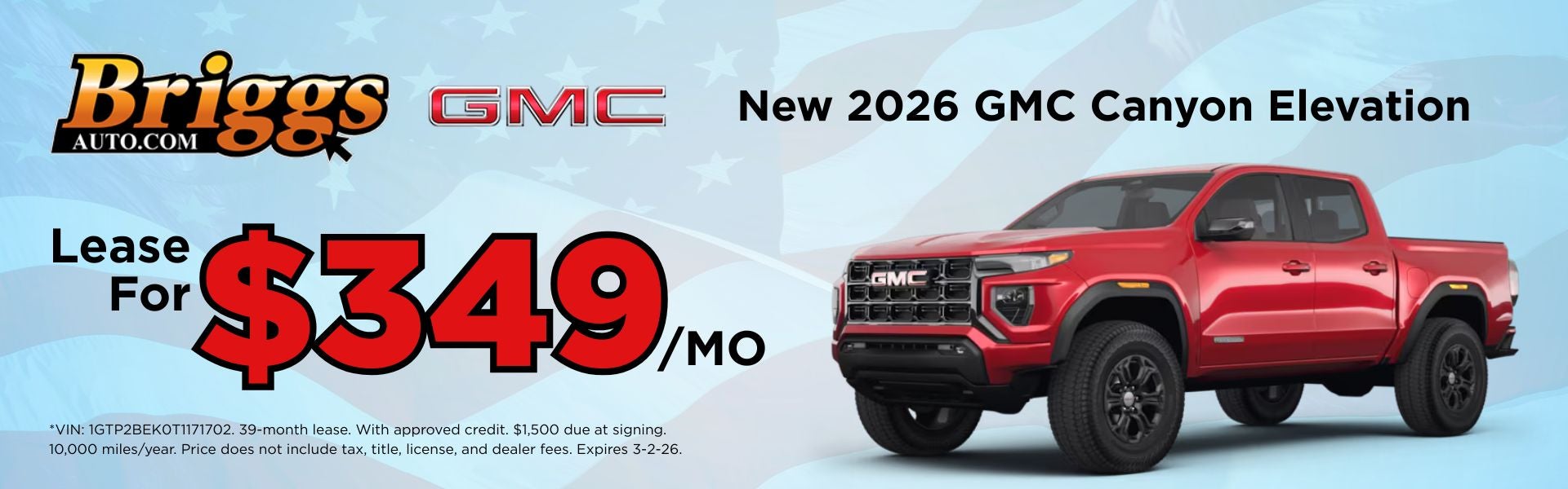 New 2026 GMC Canyon Elevation