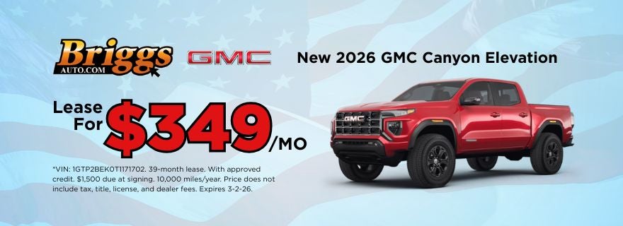 New 2026 GMC Canyon Elevation